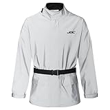 JDC Wasserdichte Motorrad-Regenüberzugsjacke Hohe Sichtbarkeit - SHIELD - Reflektierend - L