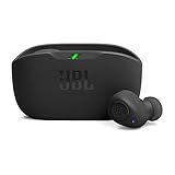 JBL Wave Buds – Kabellose In-Ear Ohrhörer mit IP54 und IPX2 Wasserdichtigkeit – Kraftvoller Bass und 32 Stunden Akkulaufzeit – In Schwarz