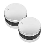 BESTonZON 2 Stück Gasherd Knöpfe Ersatz Bohrung Ventil Drehknöpfe für Grill Herd Herdzubehör mit Ergonomischem Design für Präzise Temperaturregelung Küchen und Camping
