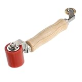 LIFKOME Doppelseitige Andrückwalze Silikon Nahtroller für PVC Epdm Dächer Leicht und Kompakt Tapetenwerkzeug für Effizientes Nahtschweißen und Professionelle Anwendungen