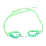 WHAMVOX Anti beschlag Schwimmbrille für Jugendliche Große Grüne Rahmen Elastisches Silikonband Komfortabel und Sicher für Schwimmbad und Wassersport Unisex Schwimmbrille für Teens
