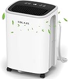 COLAZE Luftentfeuchter 12L/Tag Luftentfeuchter Elektrisch für Keller Home Schlafzimmer Badezimmer Großes Zimmer Auto bis 50m³ (~20 m²), Digitalanzeige,Ablaufschlauch,Timer-Gegen (12L dehumidifier)