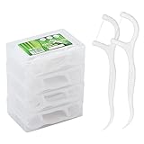 Zahnseide Dental Floss 200 Stück Zahnseide Stick mit Zahnstocher Halter, Zahn Draht Zahnpflege Interdental Flossers mit Y-Form Design, Disposable Zahnseidensticks Zahnreiniger Sticks