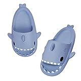 MoneRffi Cloud Shark Slides Damen Hai Hausschuhe Schuhe Unisex Sommer Haifisch Schlappen Herren Rutschfeste Badeschuhe Cartoon SharkSoft Badeschuhe Lustig Slippers