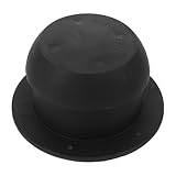 HOODANCOS Pilzförmige Dachlüftungskappe aus Robustem PP Schwarz Witterungsbeständig Auspuffabdeckung für Wohnmobil und Anhängerdachlüftung Geräuscharm Auslaufsicher