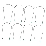 KAILIKETIY 8Stücke U Förmige Heizwickler Clips für Haarstyling Lange Ersatzclips aus für Kreative Lockenfrisuren Platzsparend und Einfach zu Bedienen