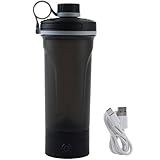 ideoon Leistungsstarker Akku-Shaker für Proteinshakes & Smoothies - Tragbar, elektrisch, USB-C aufladbar, klumpenfrei mixen - Ideal für Sport und Fitness