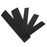 GLEAVI 5 Stück Messerschutz Cutter Abdeckung Klingen Schlank Schneiden Werkzeug Tragbar Universal- Camping Obstmesserhülle Küchenmesser Hüllen Ärmel Für Fruchtmesser Black Beflockung