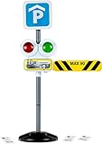 Theo Klein 2960 Parkschranke I Automatische oder manuell einstellbare Ampelphasen I Bewegliche Schranke I Abschaltautomatik I Spielzeug für Kinder ab 3 Jahren