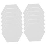 Toddmomy 12Stücke Teiliges Selbstklebender Akustischer Wandpaneele aus Filz Dekorative Schallschutzplatten für Wohnräume und Einfach Anzubringen