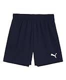 PUMA Unisex Kinder Teamrise Jr Shorts, Peacoat-puma White, 128 EU