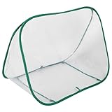 HIAKDOFT Faltbares Mini gewächshaus aus PVC für Pflanzenwachstum Kompakter Pflanzenschutz für Balkon und Garten Platzsparendes Gartenhaus für Sukkulenten und Kleine Pflanzen Installieren
