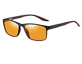 Cyxus Blaulichtfilter Brille Ohne Stärke Herren Damen Mode Computer Schutzbrille Bildschirmbrille Gaming Brille 8304 (Rotwein)