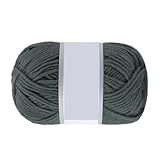 YXINAER Dicke Wolle Zum Handstricken Wollgarn, Warmer Schal, Stricken, Dicke Haushaltswollgarnmütze, Heimtextilien, austauschbare Stricknadeln(F)