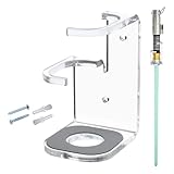 Generisch Leichte Säbelhalterung für Wand, Acryl -Lichtschwert -Display -Wandmontage - Universeller Stand, robuste Katana -Halterdekoration, Wand, Zuhause