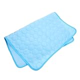 ERINGOGO Hundekühlmatte Selbstkühlendes Kühlpad für Hunde und Katzen Langlebiges Vielseitiges Haustierkühlbett für Sommer Geeignet für Hundebett Sofa Auto Einfach zu Reinigen Blau