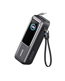 Anker Laptop Powerbank, 25000mAh 165W USB-C, 3X 100W USB-C Ports für Multi-Geräte-Ladeleistung, Integriertes + einziehbares Kabel, Für iPhone 17/16/15, MacBook, Samsung und mehr