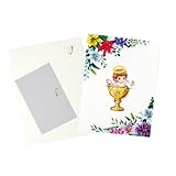 3D Pop-Up Karten für Babyparty, religiöse Taufkarten mit Engel – Glückwunschgeschenk zur Babyparty, Partyerinnerung für Eltern, Freunde, Familie, Mädchen