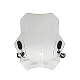 Windschutzscheibe Windschutzscheibe Für Kawasaki Für Vulcan S 650 EN650 Für VN 2015-2022 Motorradzubehör Windschutzscheibe Windschutzscheibenhalterung Motorrad Windschutzglas (Color : B Transparent)