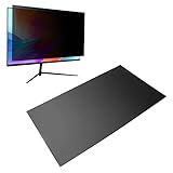 23-Zoll-Computer-Displayschutz, 16:9 Breiter Blendfreier PET-Filter, Augenschutz für Desktop-, 96% UV-Block, Snap-In-Installation