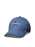 Calvin Klein 'Monologo' 5-Panel-Mesh-Rückenkappe – Insignia Blue, Insignia Blue, Einheitsgröße