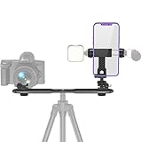 Asaiy Handyhalterung Stativ, Handy Stativ Adapter mit 3 Kaltschuh und 1/4' Gewinde, Metall-Stativhalterung für iPhone Galaxy und Smartphone Digitalkamera