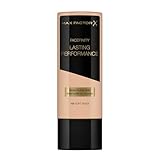 Max Factor Lasting Performance Foundation Soft Beige 105 – Langanhaltendes Flüssig Make-up – Für die perfekte, schwerelose Grundierung – 1 x 35 ml (1er Pack)