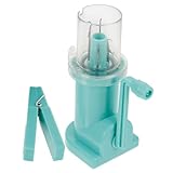 LIFKOME Mini Handbetriebene Strickmühle aus Kunststoff Kompakte DIY Strickmaschine für Zuhause Langlebiges Garnwickelwerkzeug für Handknitting Spiralschleifen und Bastelarbeiten