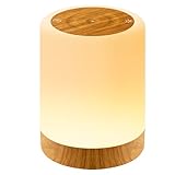 Auxmir Nachtlicht Nachttischlampe Touch Dimmbar mit 256 RGB Farben 5 Modi, 3000mAh Tischlampe Kabellos USB Aufladbar Timing Funktion, Tragbar LED Lampe Stilllicht Kinder für Schlafzimmer Wohnzimmer