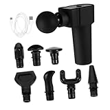Healeved 1 Satz Faszienpistole Werkzeug Fitness-massage-tool Praktisches Massagegerät Körpermassagegerät Handheld -massagegerät Gerät Zur Körperentspannung Black Pp