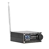 Vollband Funkempfänger AM FM SSB LSB USB Vollband Funkscanner mit Antenne MW SW Band Empfänger ATS‑20 SI4732 USB Aufladung Schwarz Amateurfunk