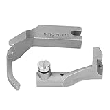 nähfuß schmal 2er Set, 1/4'' breite Metall Nähfüße für Durkopp Adler 267 269 – langlebig aus Edelstahl, verbessert Stoffführung, ideal für präzises Steppen und Reißverschlussnähe