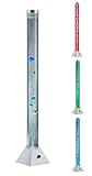 Reality Leuchten LED-Wassersäule R5073-47, Kunststoff klar, titanfarbig, Farbwechsler, 5-er Set Deko-Fische