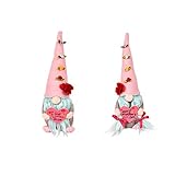 2Pc Alles Gute zum Muttertag Wichtel Plüsch Deko Ich Liebe Dich Mama Frühling Blumenwichtel Puppe auf dem Tisch Mama Geschenke Geburtstags Geschenk Mama Muttertag Deko Junge Mütter Gifts Mothers Day