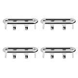 Ablaufgarnitur für Spüle, 4 x ovale Ersatzstopfen für Küchenspüle, wasserdicht und langlebig | Abflussstöpsel, Zubehör für Sanitärtechnik