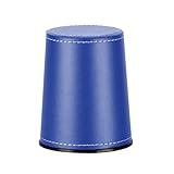 CHIZISX Würfelbecher aus PU-Leder, modisch, schlicht, Flanell-Innenseite, leiser Shaker für Clubs, Unterhaltung, Würfelbecher