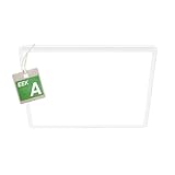 BRILONER - LED Deckenleuchte Effizienzklasse A, ca. 50.000h Licht, 14W bei 3000lm, LED Panel flach, helle energiesparende Deckenlampe Wohnzimmer, Küchenlampe, Wohnzimmerlampe 42x42x3 cm, Weiß