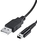 Mellbree LadeKabel für Nintendo 3DS, Ladekabel für Nintendo DS Kabel für Dsi Ds Cable für 3DS XL/2DS/2DS XL/DS/DSI/DS XL USB A 2.0 Ladekabel 1A schwarz 1 Stück 3.9ft