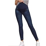 YASHANG Jeans Skinny Jeans,FüR Schwangere Schwangerschafts Jeans, Lang Umstandshose Jeans,Hose Destroyed Jeans,Maternity Jean,Denim Leggings,FüR Umstands Jeans