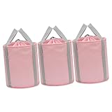 Ipetboom 3st Fußwaschbeutel Tragbar Fußsprudelbad Fußeimer Zum Einweichen Der Füße Badefuß Wäschekorb Waschen Fußwanne Becken Spa-eimer-wanne Zusammenklappbare Badewanne Rosa Oxford-stoff