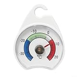 Genaue Temperaturüberwachung Thermometer für Kühlschrank und Gefrierschrank mit energiesparendem Design und großem Display zum bequemen Aufhängen