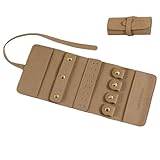 Tragbare Schmuckrolle – Kompakter Reise-Organizer, Robuster Behälter Mit Verstellbaren Taschen | Praktische Aufbewahrung Für Halsketten, Ringe, Ohrringe, Armbänder, Unverzichtbar Für Reisen, Urlaub, T