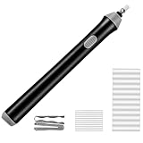 OFFCUP Elektrischer Radiergummi, Batteriebetriebener Radierstift, Elektro Radiergummi Kit, Ersatzradiergummis 10 Stück 2.5 mm und 12 Stück 5 mm, Elektro Radierer für Bleistifte Zeichnen, Lernen, Büro