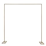 3,0 x 3,0 M Metall Hochzeit Bogen, Hochzeit Ballonbogen Rahmen, Hochzeit Bogen, verstellbare Höhe für Hochzeit, Jubiläum, Geburtstag Party, Bankett Dekoration