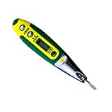 jojofuny Digital Elektrische Spannung Stift Spannungsprüfstift Elektrischer Spannungsprüfer Spannungsdetektor Spannungsprüfer Aus Stahl Spannungsstift Aus Stahl Led Sensorstift