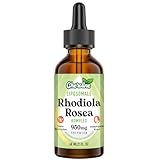 Liposomales Rhodiola Rosea 950mg, 9-in-1 rhodiola Rosea Tropfen 60 ml, Rhodiola Wurzel flüssige Tinktur, Premium Rosenwurz hochdosiert, Adaptogenic Kräuter Ergänzung, Vegan