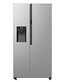 Gorenje NRR9185ESXL Side by Side Kühl-Gefrierkombination/NoFrost Plus/Inverter Kompressor/Wasser- und Eiswürfelspender/SensoTech / 178,6 cm/Kühlteil 376 l/Gefrierteil 190 l/Edelstahl