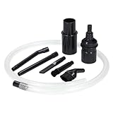 McFilter I Universal Staubsaugerdüsen-Set, 8-teilig, Ø 32/35 mm I Reinigungsset Mini mit Fugendüse, Staubpinsel, Möbelpinsel, Schlauchverlängerung für Hobby, Computer, Auto, Modellbau, PC