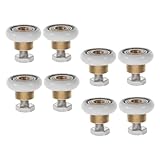 WATIIFUFU 8 Stück Teiliges Duschtür Wasserdichte Glas schiebetür Ersatzlaufräder Leise Verschleißfest Einfache Montage für Badezimmer Glastür