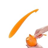Orangenschäler,Apfelsinenschäler Orange Sparschäler Mandarinen Schäler Citrus Peeler Orangenschneider Manuell Effektiver Kurbel Zitrusschäler Mandarinenschäler Gadgets für Orangenschale (PP)